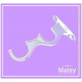 SOPORTE ALUMINIO HEXAGON DOBLE PARA TUBO...