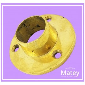 BRIDA REDONDA TRES PIJAS EN BRONCE PULIDO...