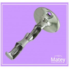 SOPORTE DOBLE CENTRAL DE BASE REDONDA EN...