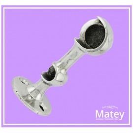 SOPORTE EN ALUMINIO DOBLE DE CAZUELA  LADO...