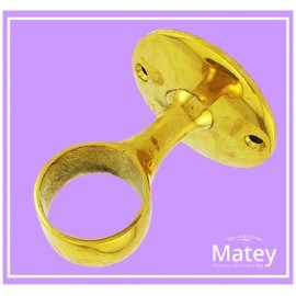 SOPORTE PASAMANO PASADO EN BRONCE PULIDO...