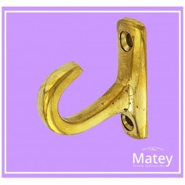 SOPORTE ABIERTO DE GANCHO EN BRONCE PULIDO...