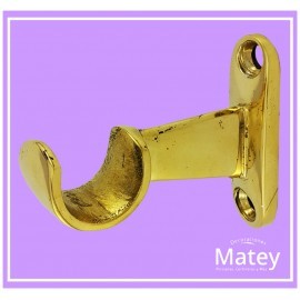 SOPORTE ABIERTO TIPO C EN BRONCE PULIDO...