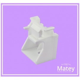 SOPORTE PARA PERSIANA ROMANA COLOR BLANCO