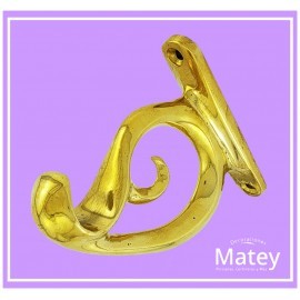 SOPORTE COLONIAL EN BRONCE PULIDO PARA...