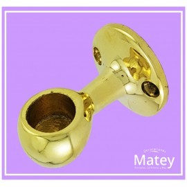 SOPORTE PASADO BASE REDONDA EN BRONCE...