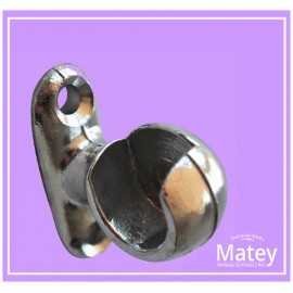 SOPORTE CROMADO CORTO TIPO CAZUELA DERECHO...