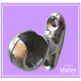 SOPORTE CROMADO CORTO TIPO CAZUELA...