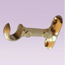 Soporte dorado largo abierto para tubo de...