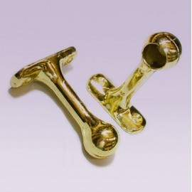 Soporte dorado largo lateral para tubo de...