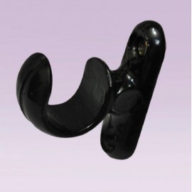 Soporte negro corto abierto para tubo de...