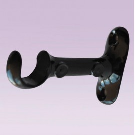 Soporte negro largo abierto para tubo de...