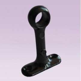 Soporte negro largo central para tubo de...