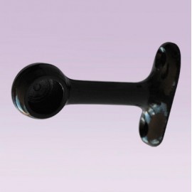 Soporte negro largo lateral para tubo de...