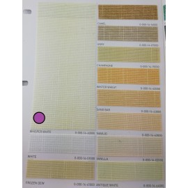 PERSIANA VERTICAL DE TELA ITACA HISPER WHITE.