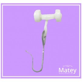 CORREDERA DE LLANTAS PARALELAS CON GANCHO...