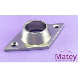 BRIDA ROMBO CANTEADA COLOR SATINADO PARA...