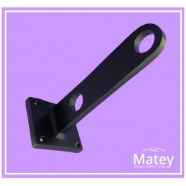 SOPORTE DOBLE EN ALUMINIO COLOR NEGRO MATE...