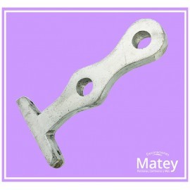 SOPORTE ALUMINIO ECONOMICO DOBLE PARA TUBO...