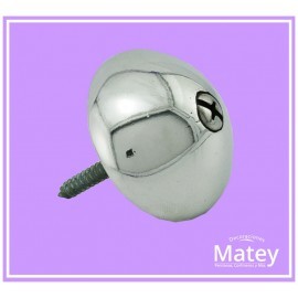 TOPE ALUMINIO MEDIA ESFERA CON TORNILLO 10...